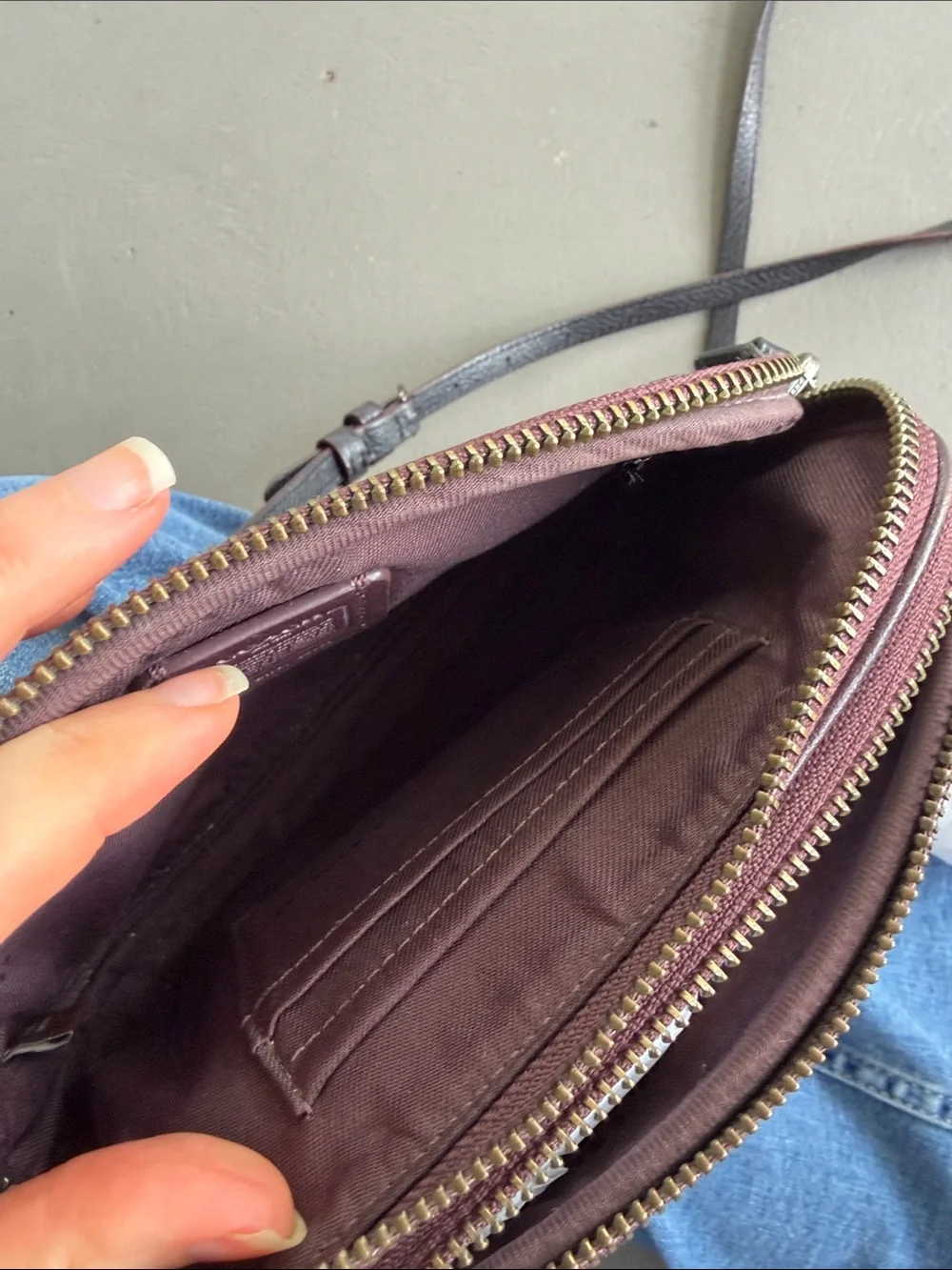 Coach compact crossbody